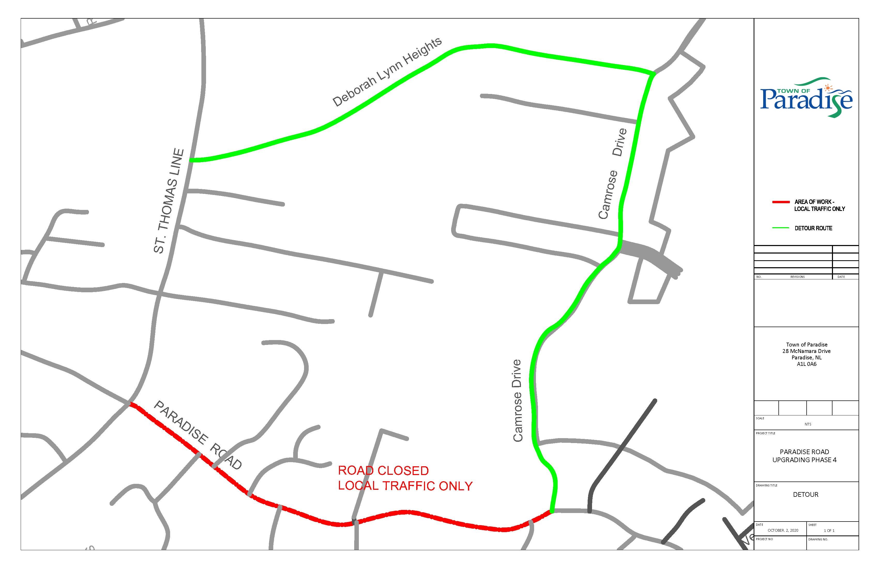 Paradise Road Detour