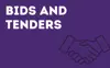 Bids and Tenders