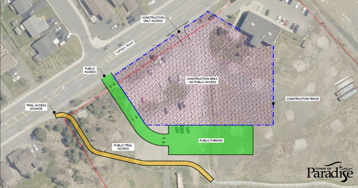 Construction Map - Parking Octagon Pond - June 24, 2025